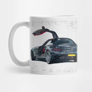 Sports Car Illustration Mug